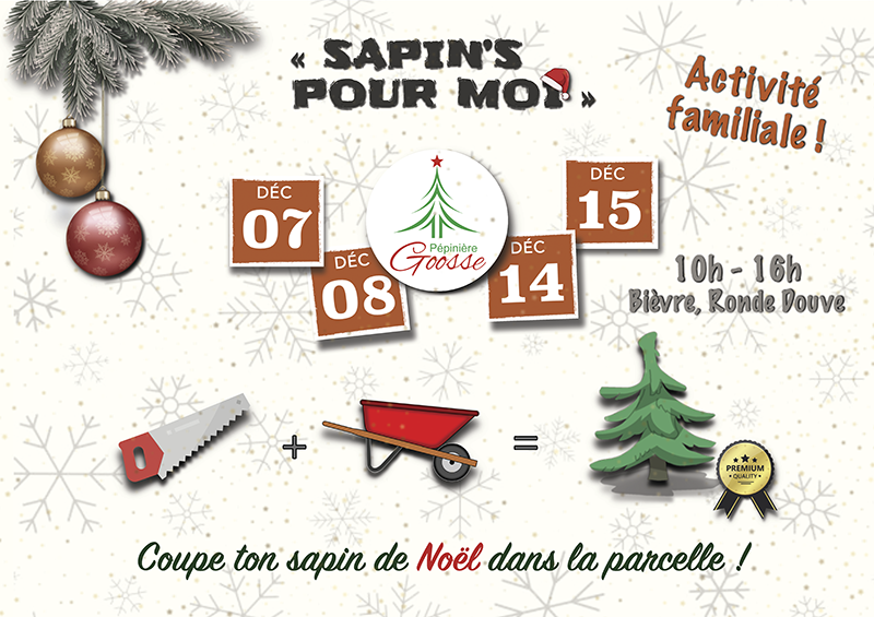 Coupez votre sapin de Noël vous-même